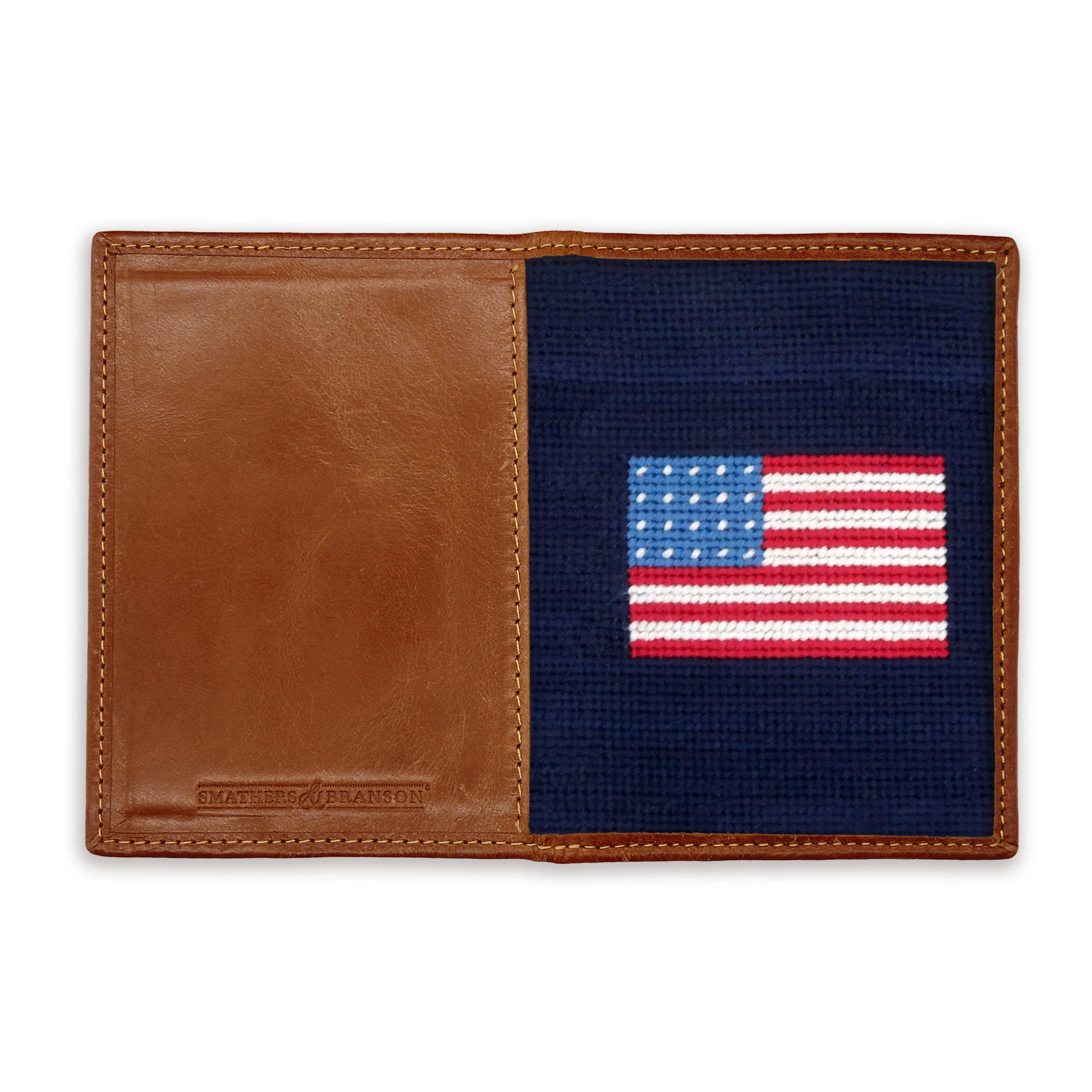 American Flag Passport Case (Dark Navy) - Image 2