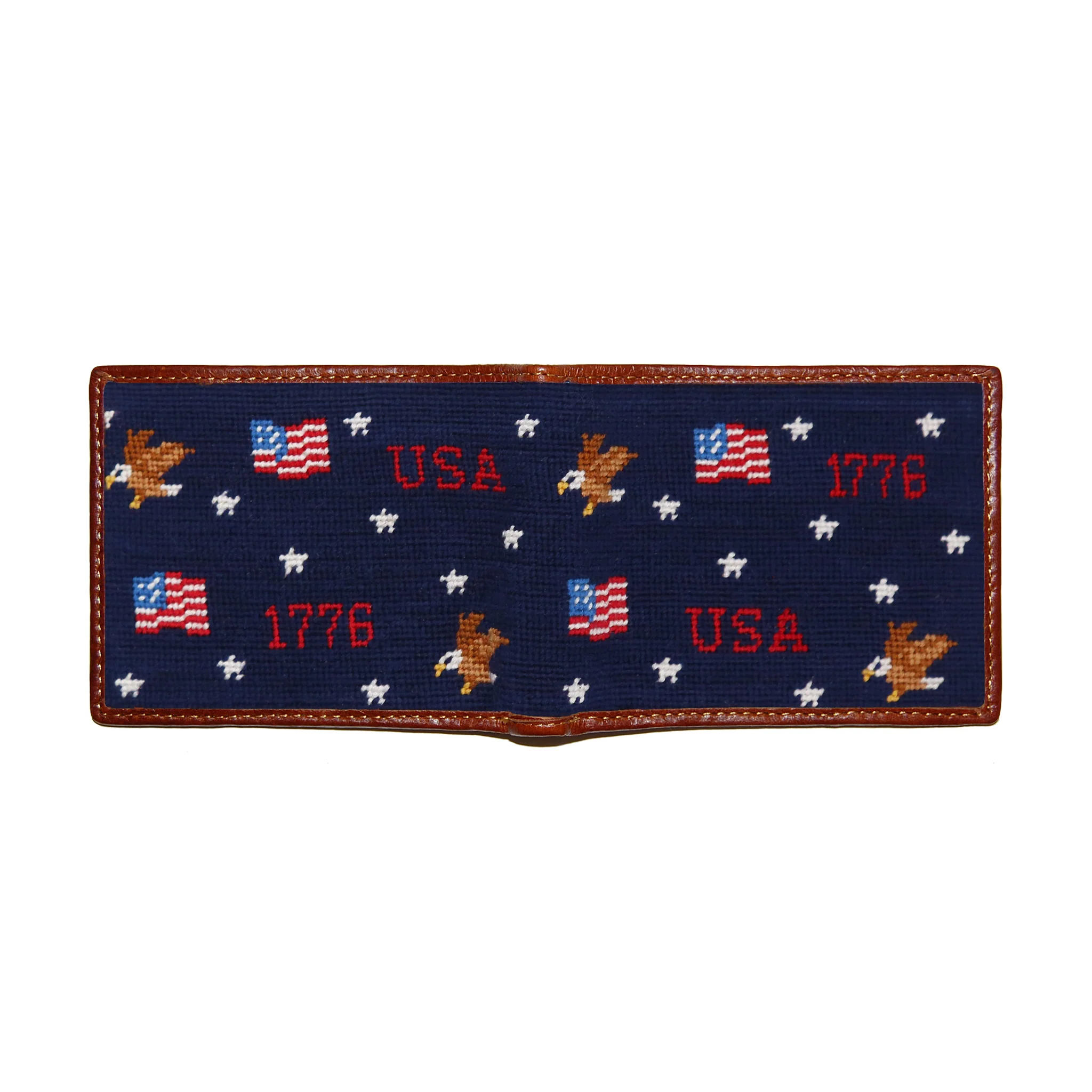 Americana Pattern Wallet (Dark Navy) - Image 2