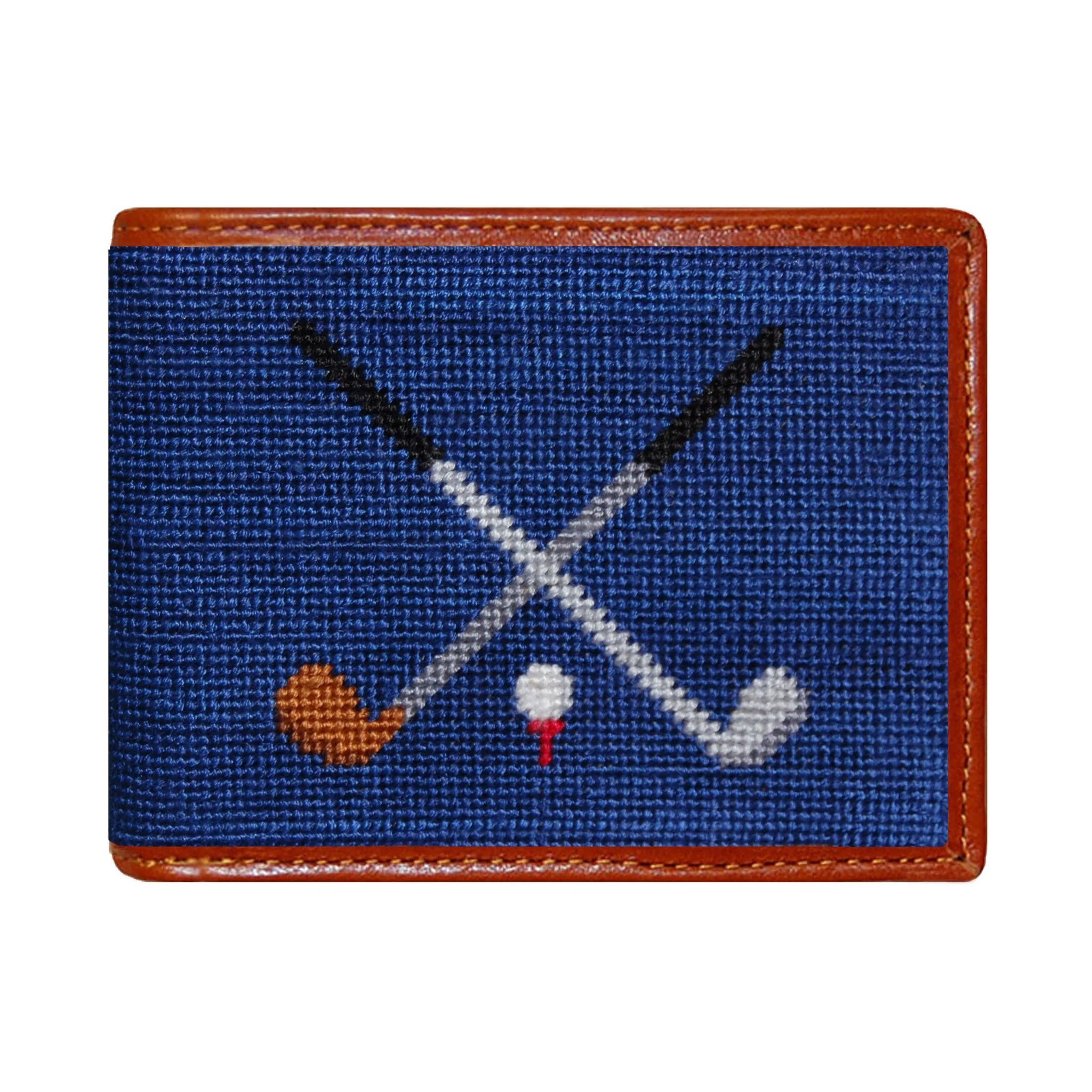 Crossed Clubs Wallet (Classic Navy)
