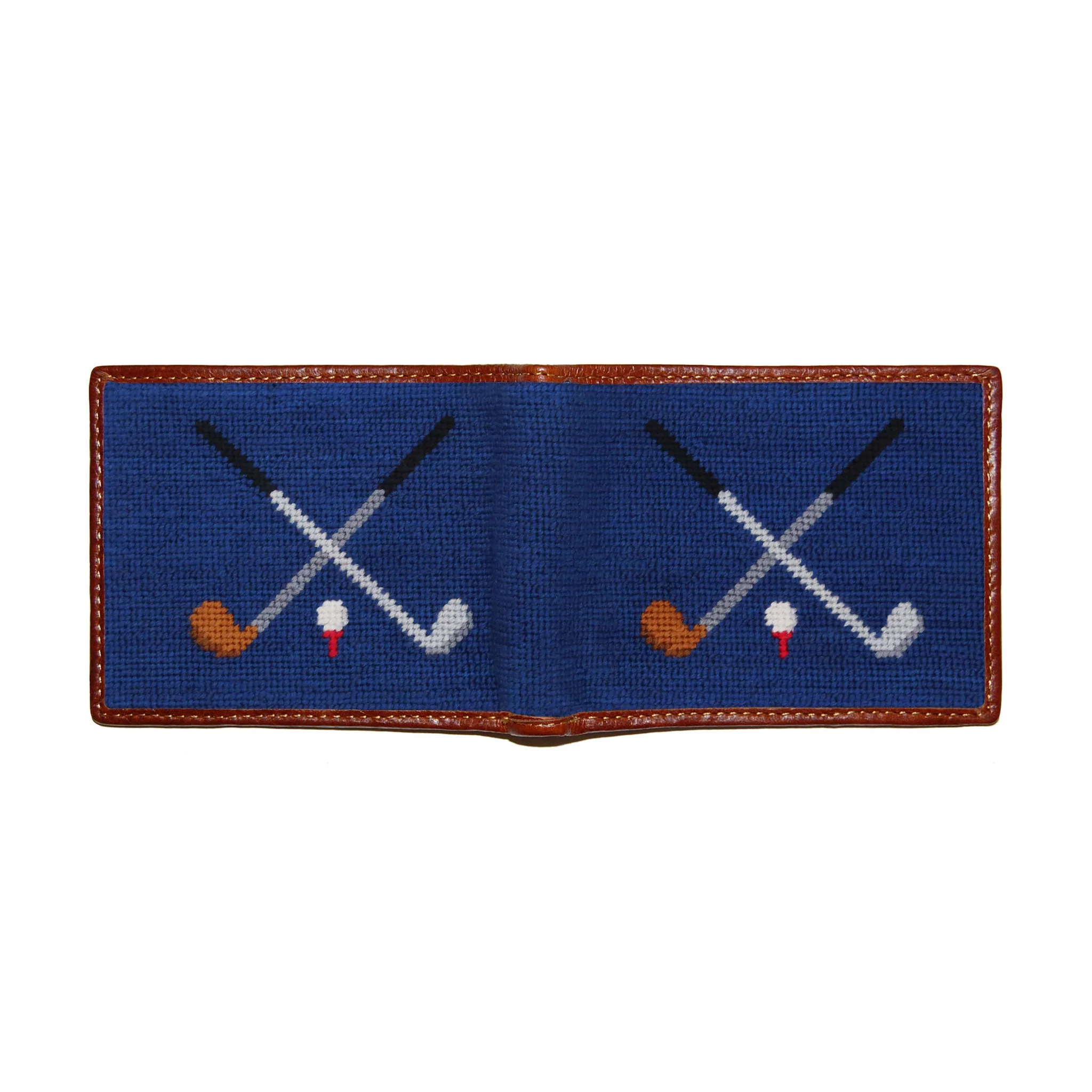 Crossed Clubs Wallet (Classic Navy) - Image 2
