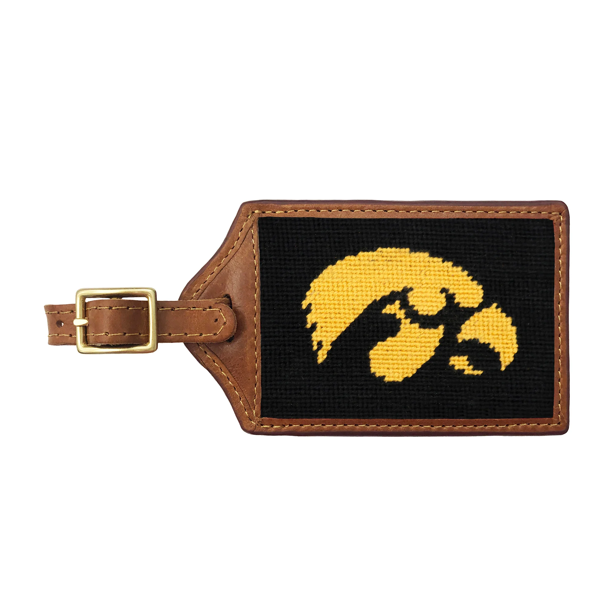 Iowa Luggage Tag (Black)