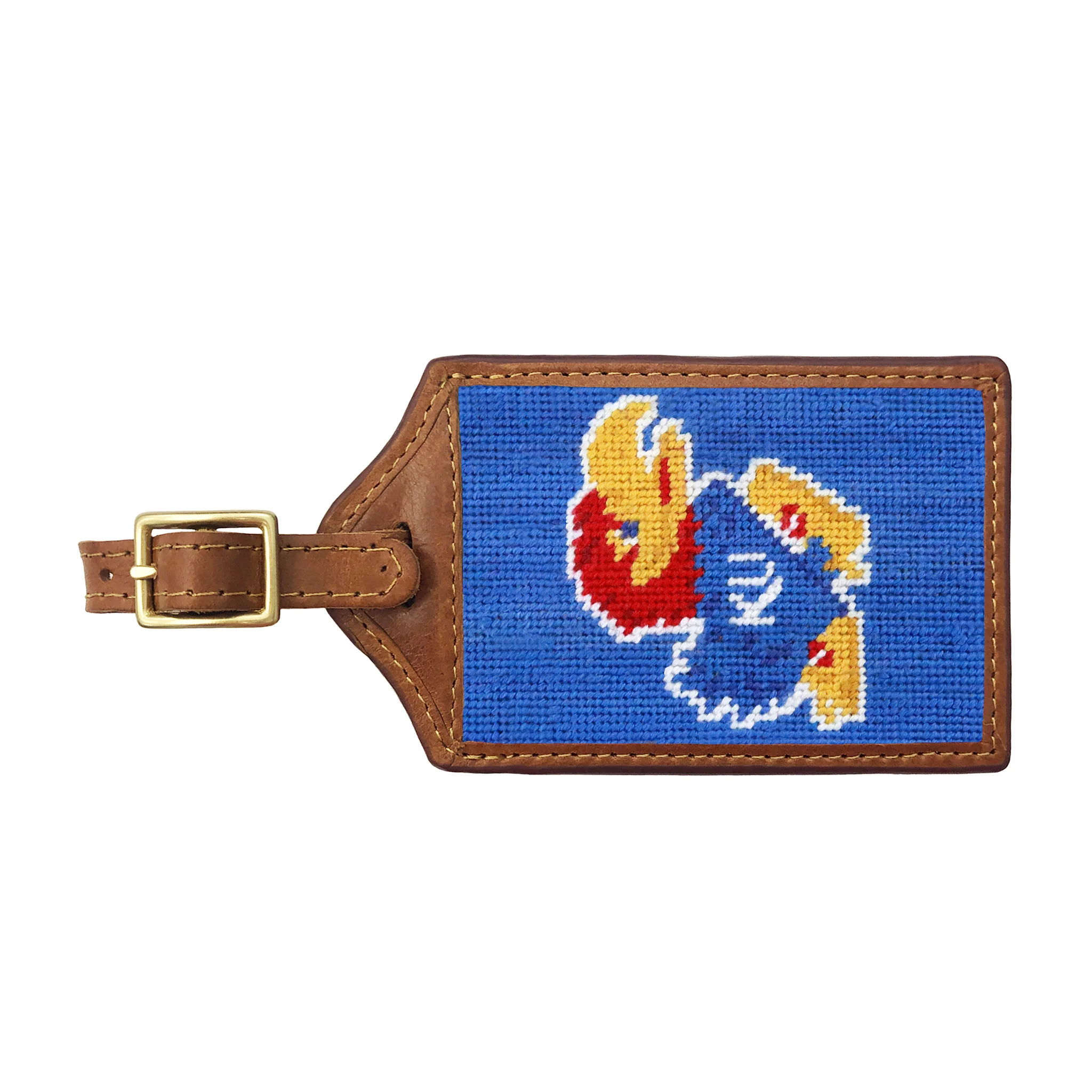 Kansas Jayhawk Luggage Tag (Cobalt)
