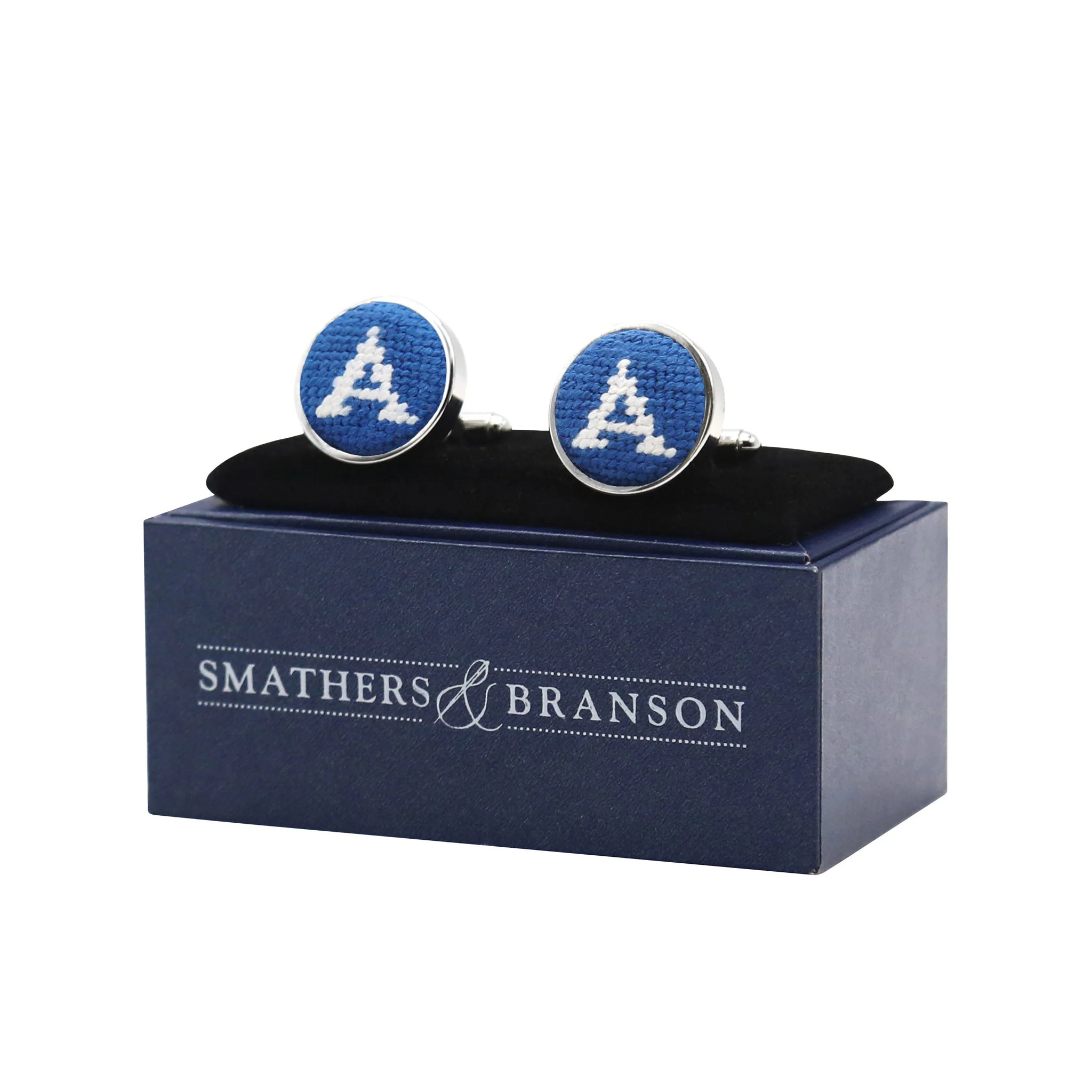 Letter Cufflinks (Blueberry) - Image 2