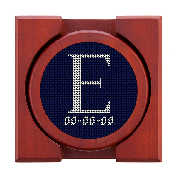 Letter with Date Coaster Set - Image 6