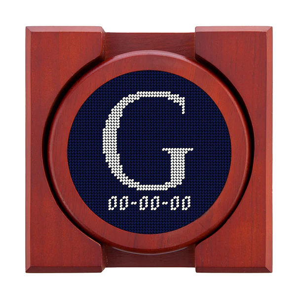 Letter with Date Coaster Set - Image 8