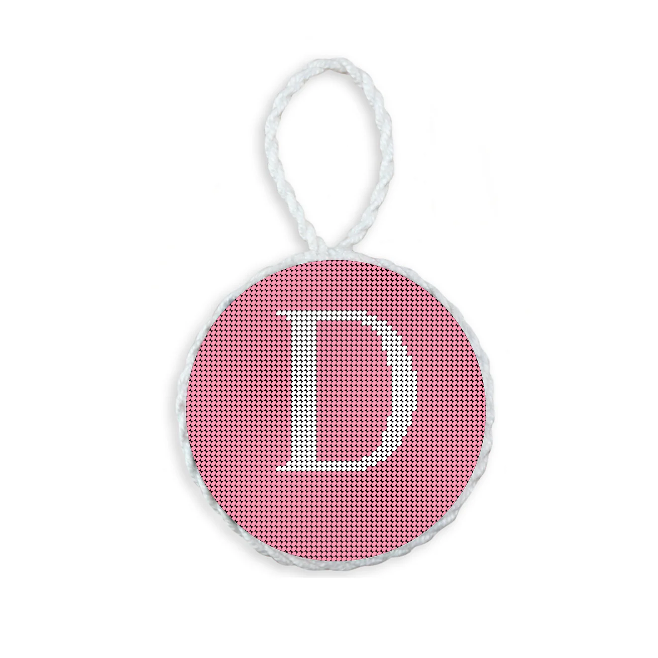 Letter with Date Ornament - Pink - Image 5