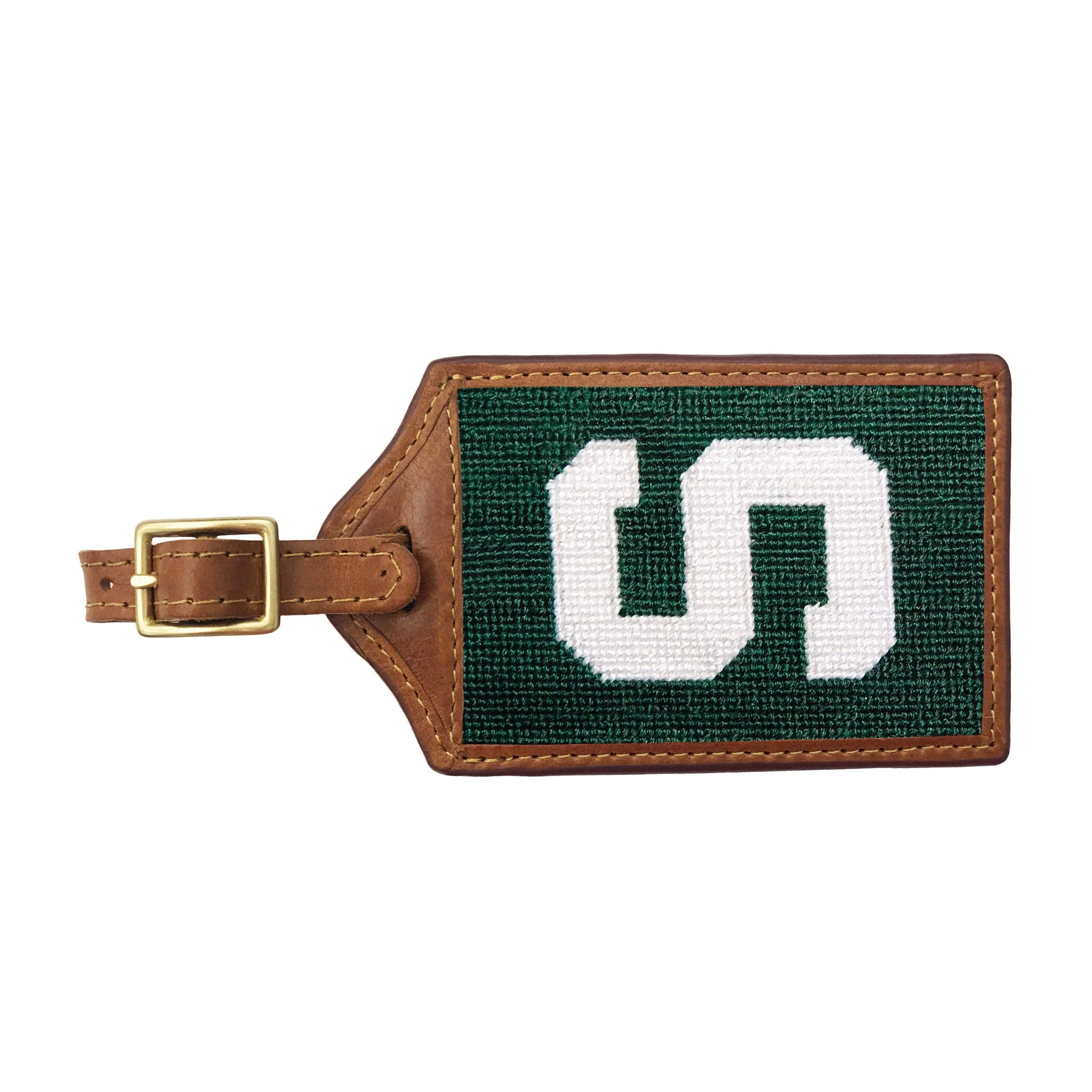 Michigan State S Luggage Tag (Dark Pine)