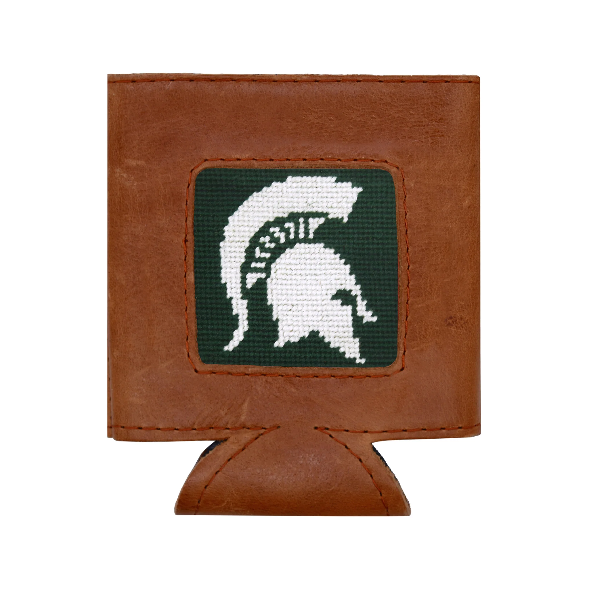 Michigan State Spartan Can Cooler (Dark Pine) - Image 2