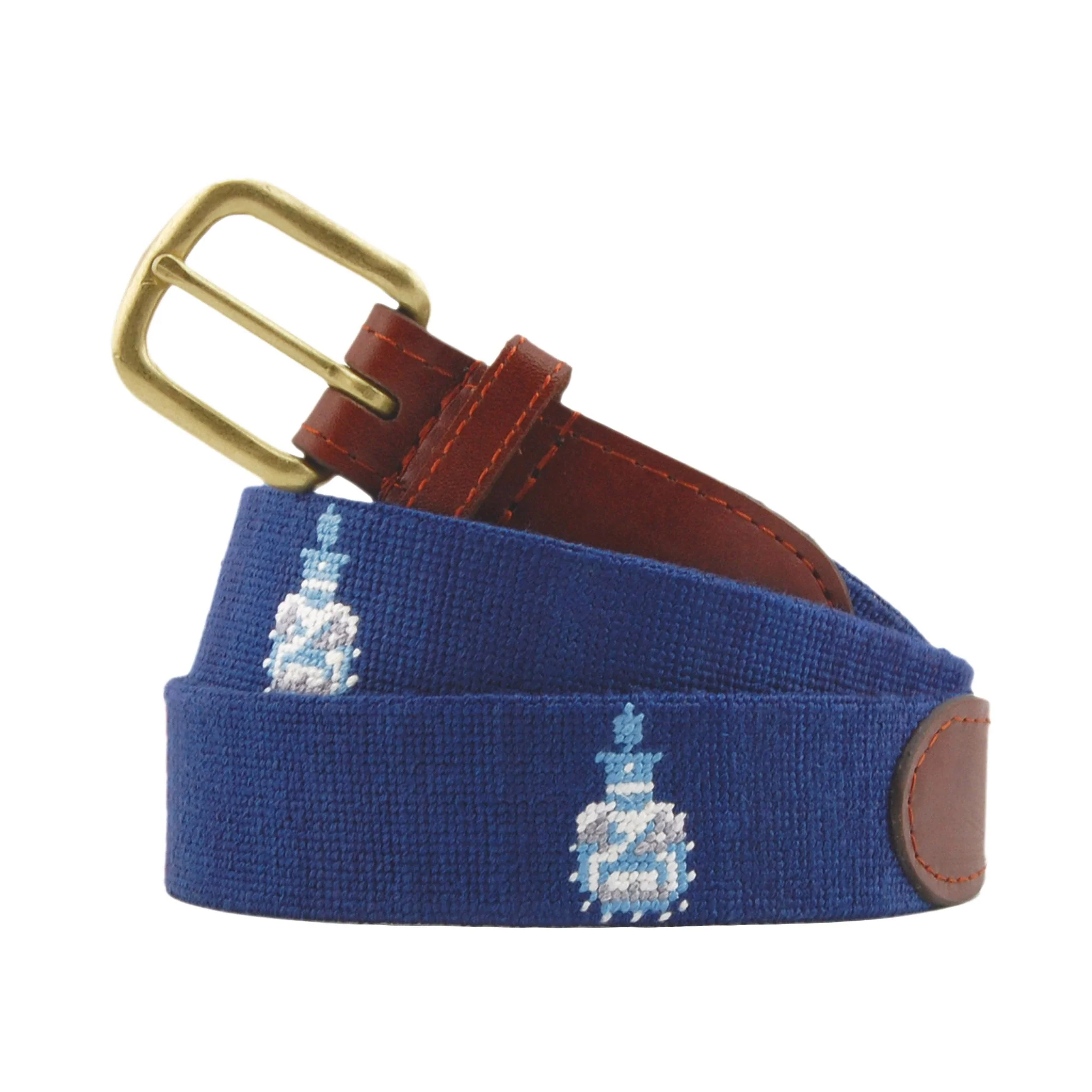 Monogrammed Citadel Belt (Classic Navy)