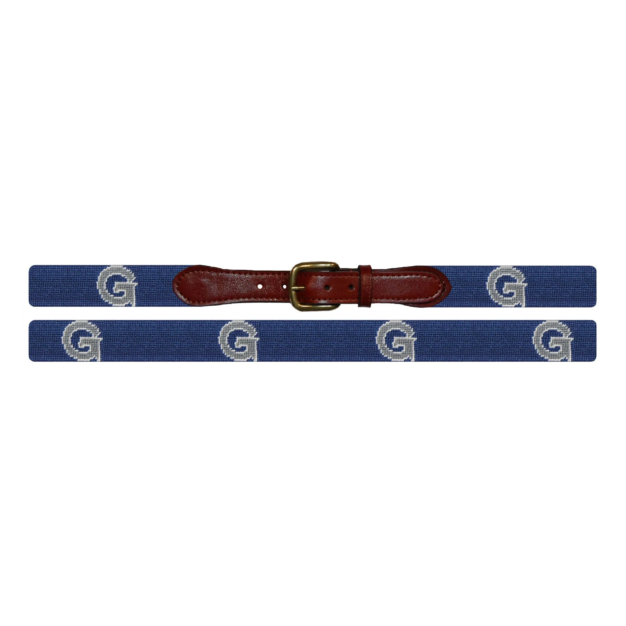 Monogrammed Georgetown Belt (Classic Navy) - Image 2