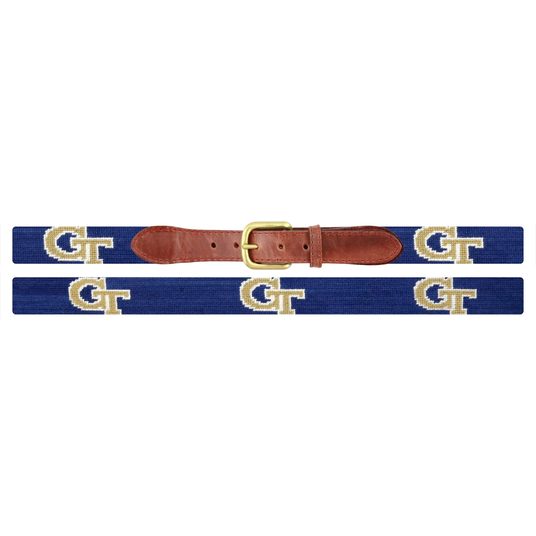 Monogrammed Georgia Tech Belt (Classic Navy) - Image 2