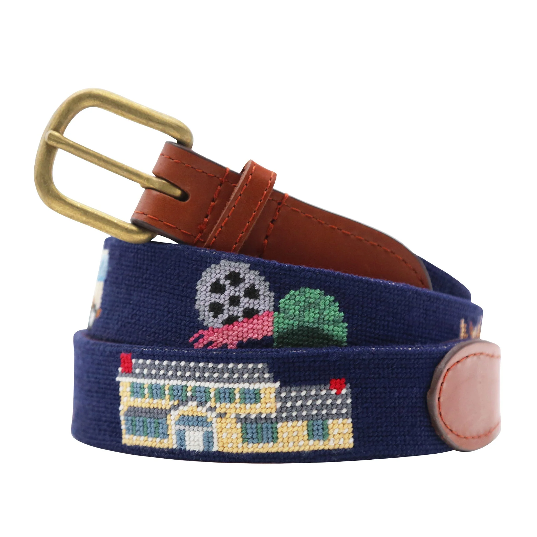 Monogrammed Griswold Christmas Belt (Dark Navy)