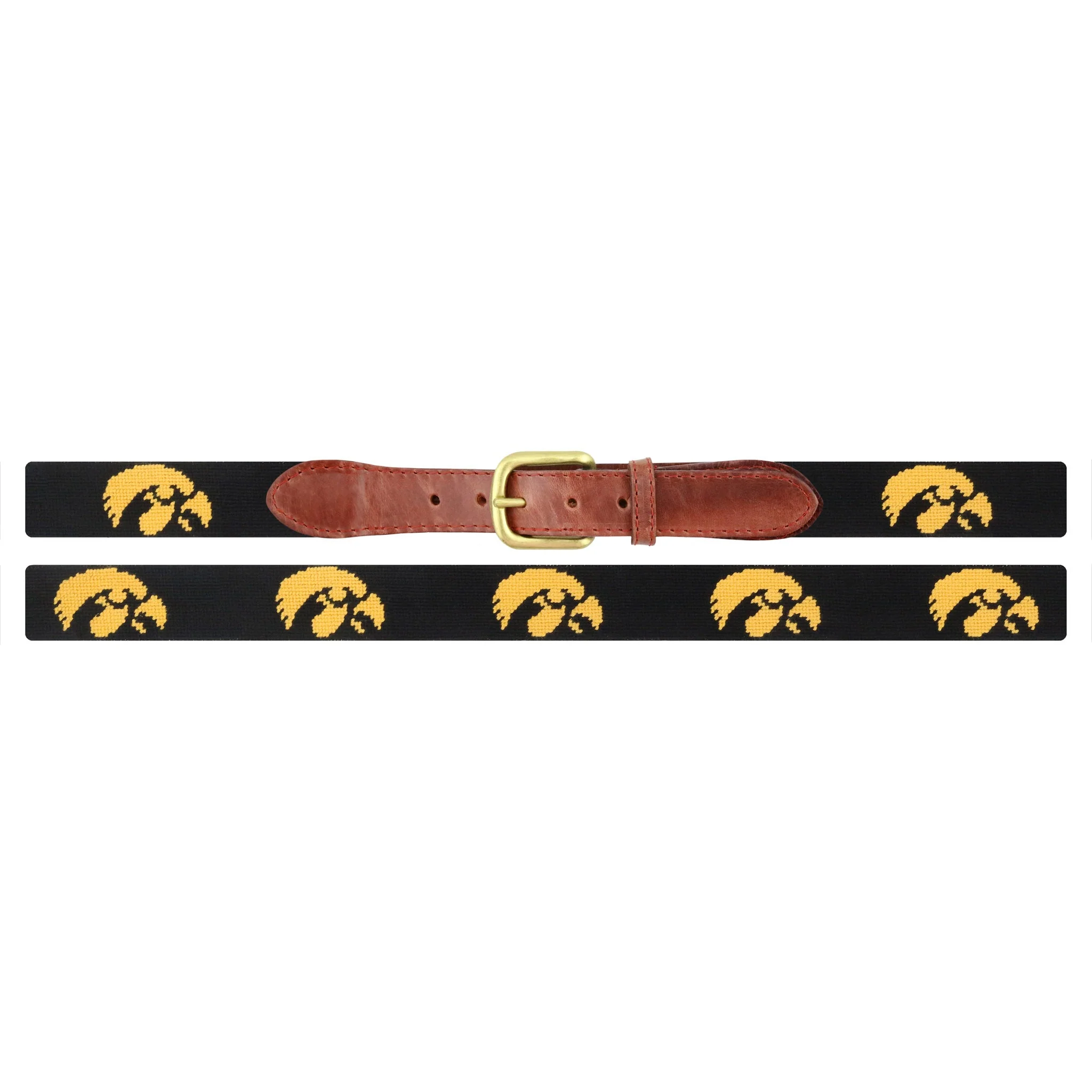 Monogrammed Iowa Belt (Black) - Image 2
