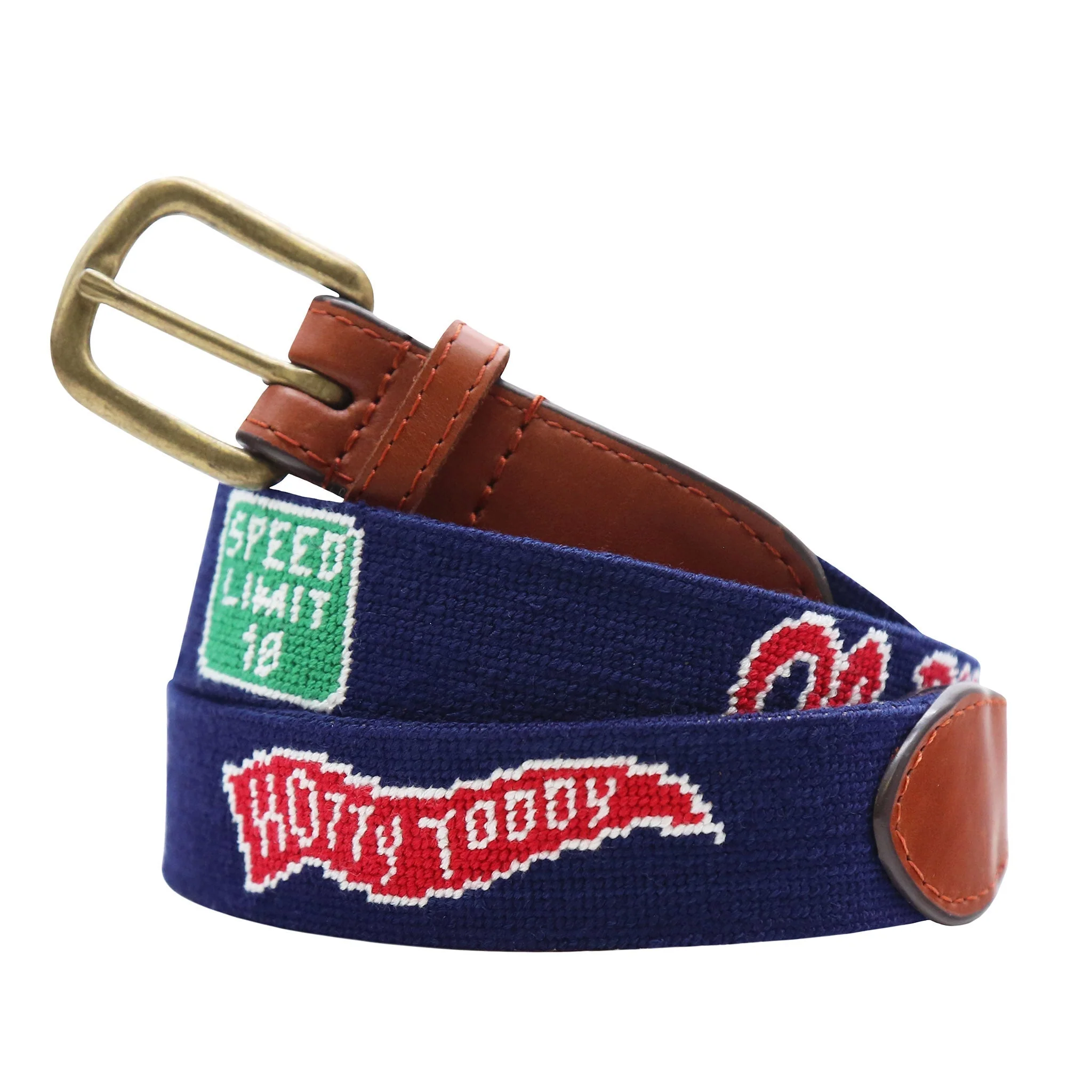 Monogrammed Mississippi Life Belt (Dark Navy)