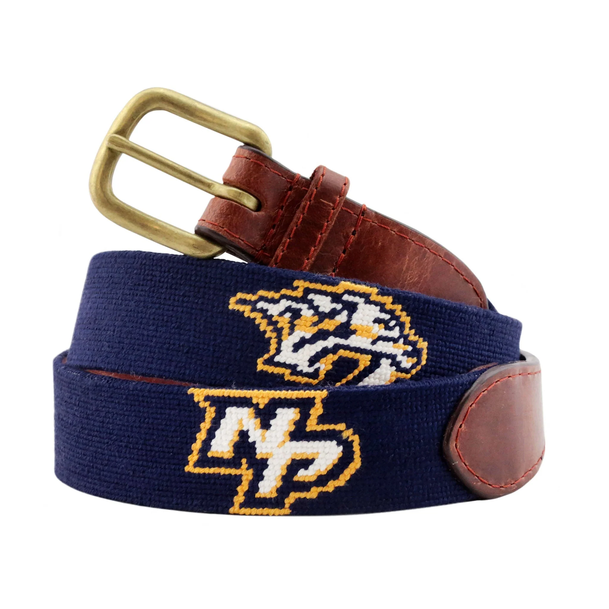 Monogrammed Nashville Predators Belt (Dark Navy)