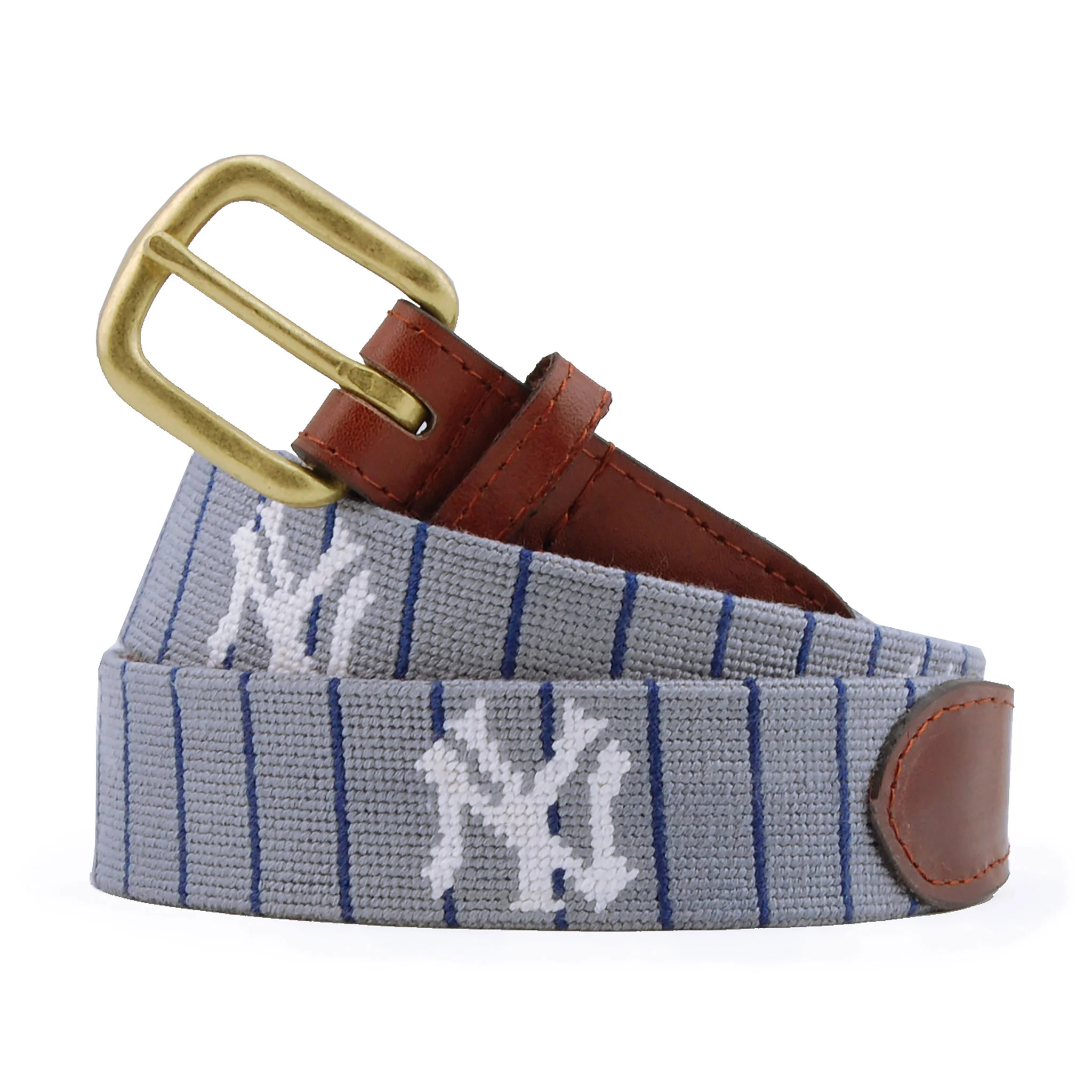 Monogrammed New York Yankees Cooperstown Belt (Grey) - Image 2