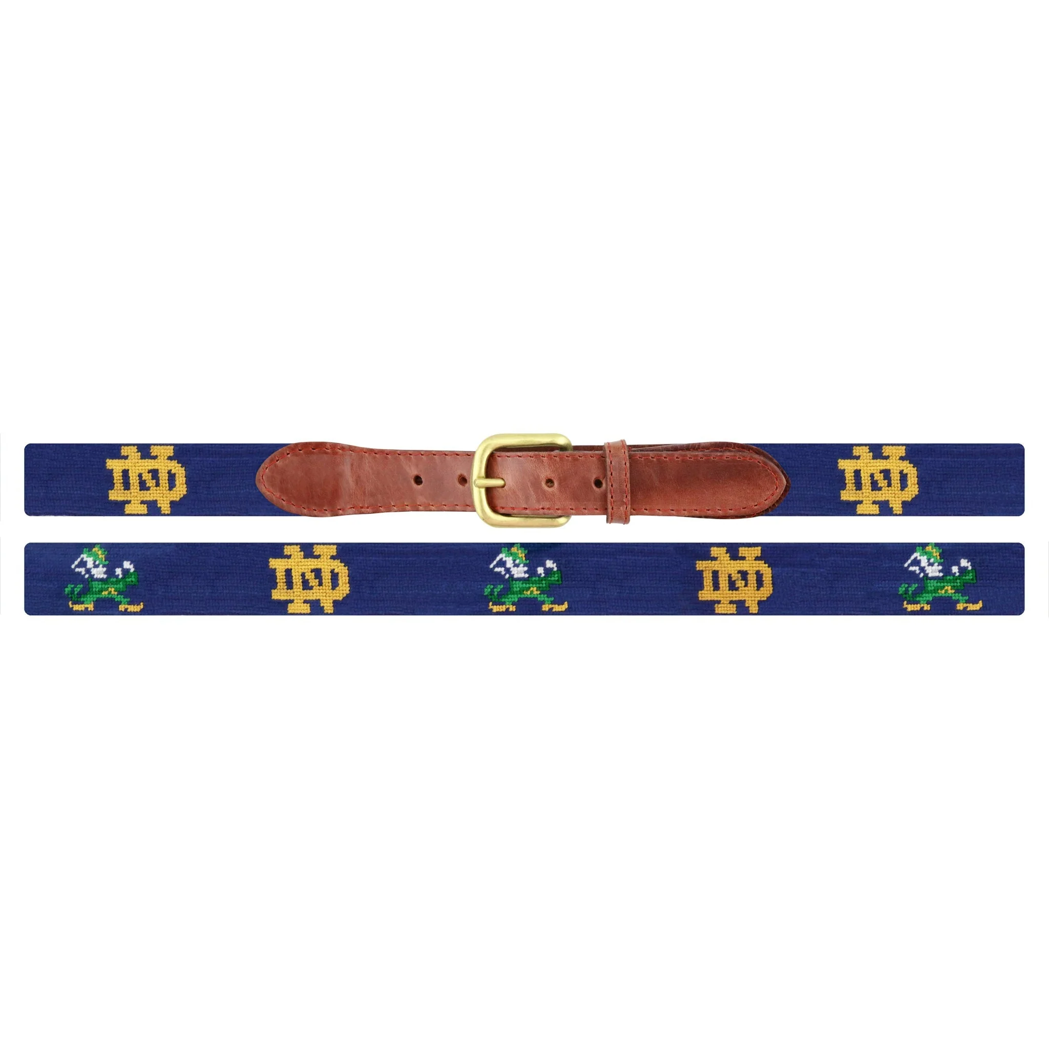 Monogrammed Notre Dame Belt (Classic Navy) - Image 2