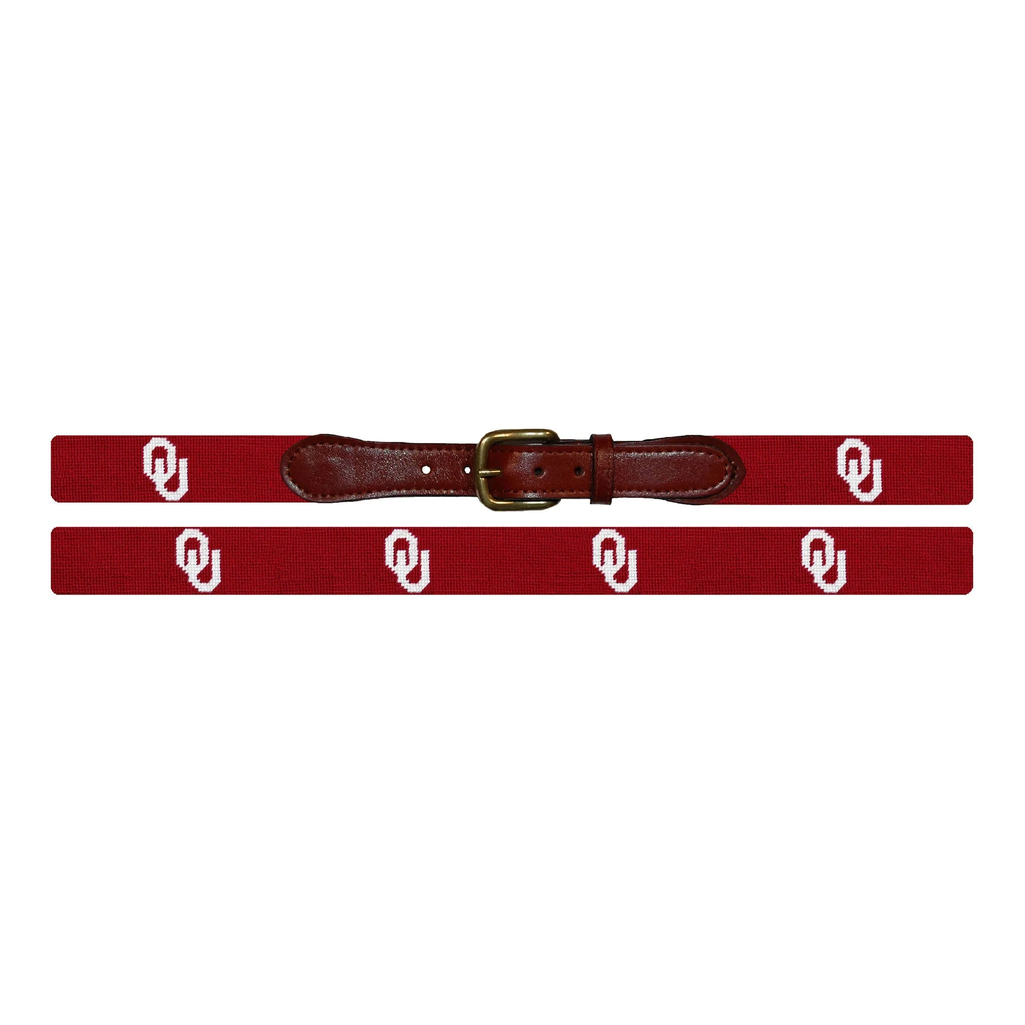 Monogrammed Oklahoma Belt (Garnet) - Image 2