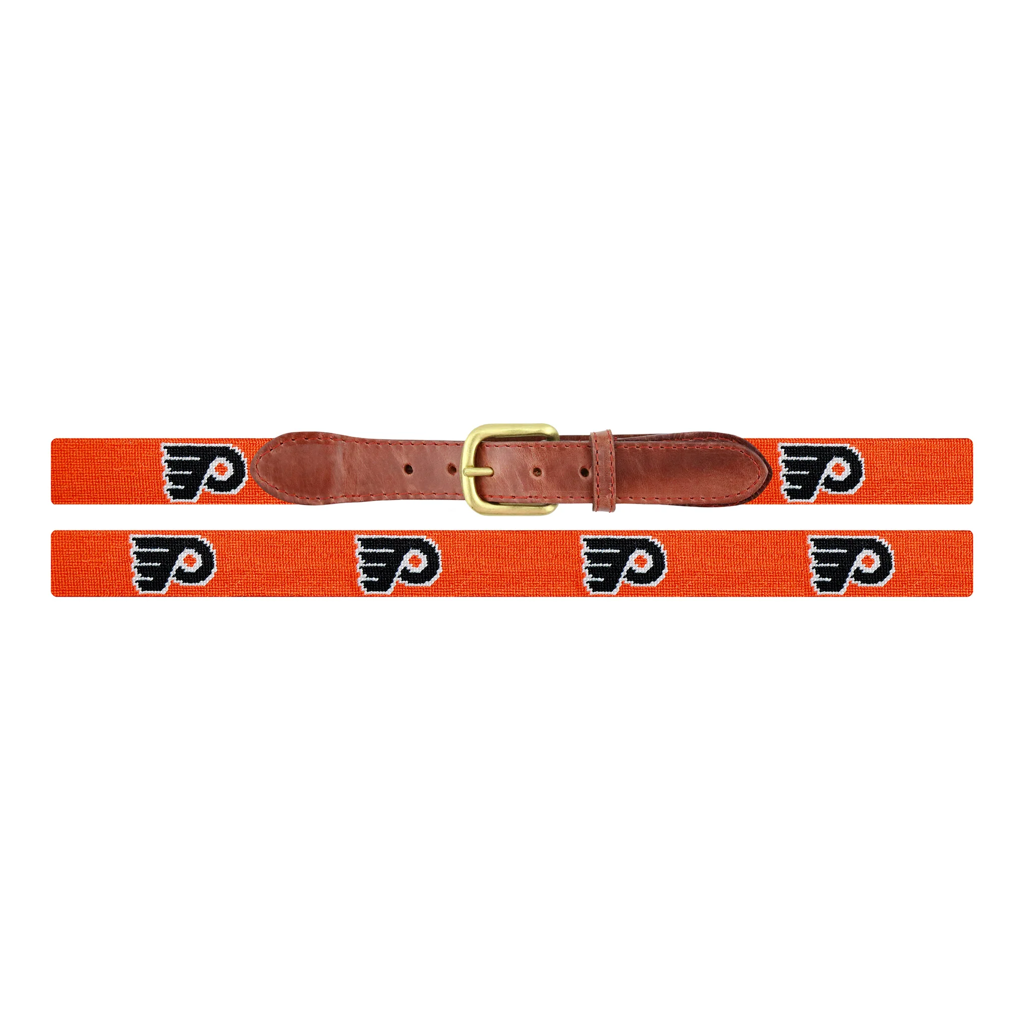 Monogrammed Philadelphia Flyers Belt (Orange) - Image 2