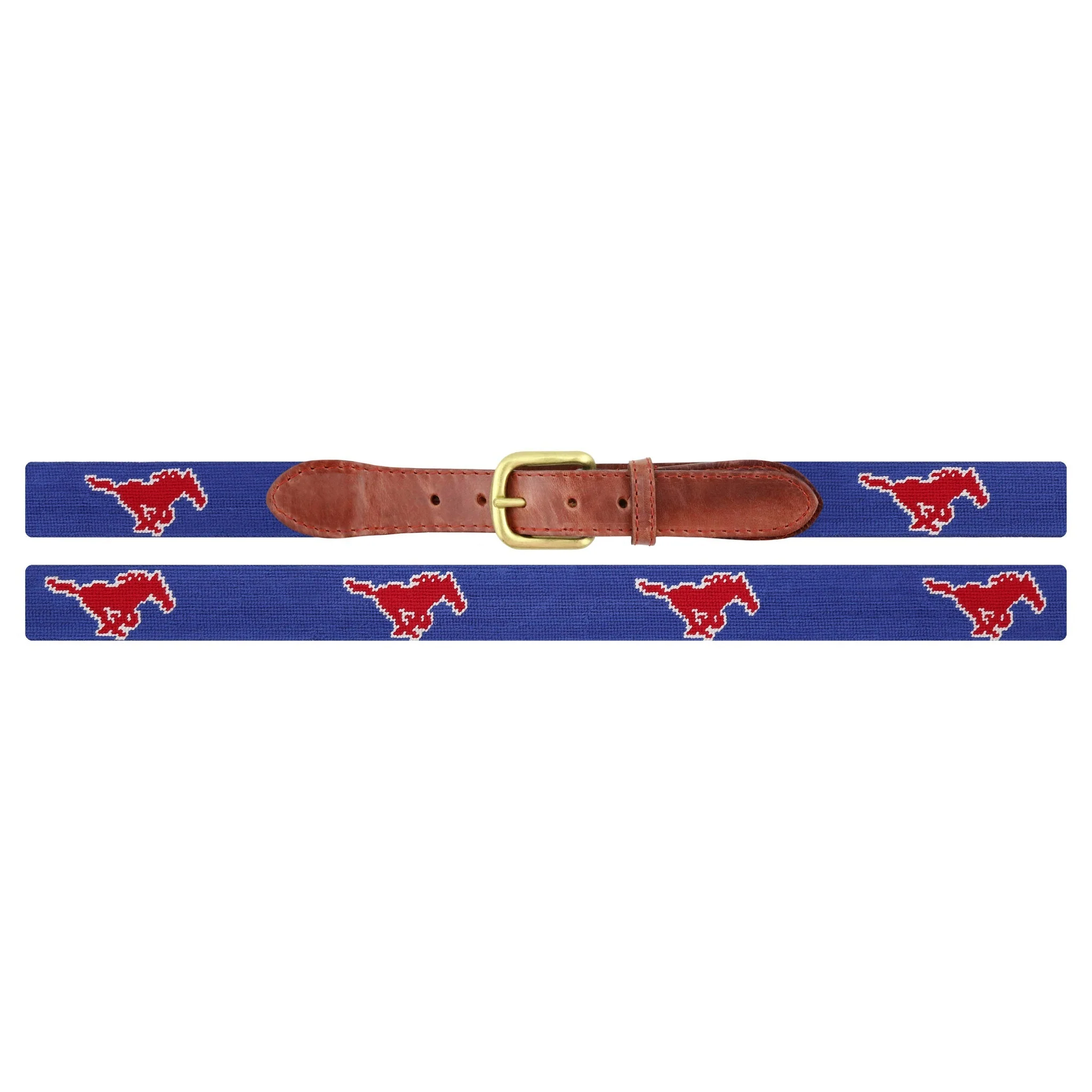 Monogrammed SMU Belt (Royal) - Image 2