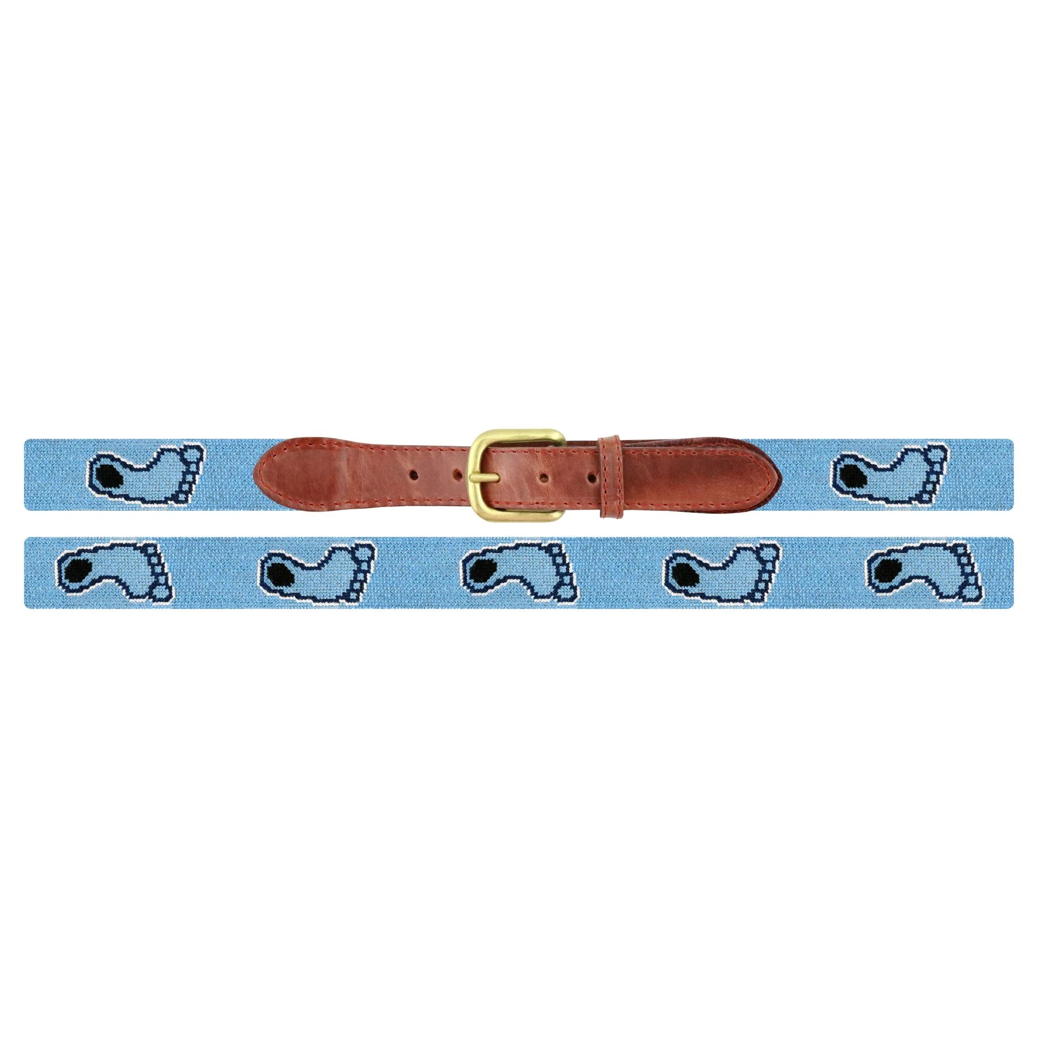 Monogrammed UNC Tarheel Belt (Light Blue) - Image 2