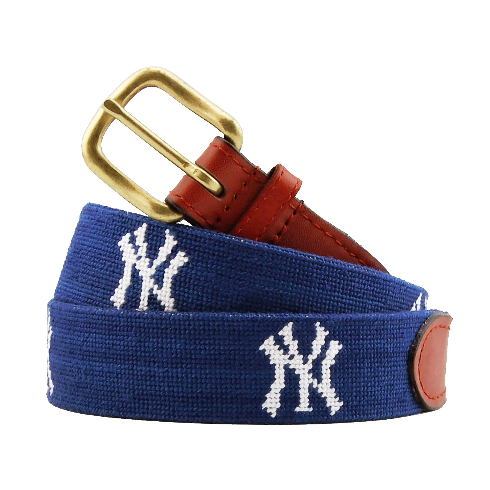 Monogrammed New York Yankees Belt (Classic Navy)