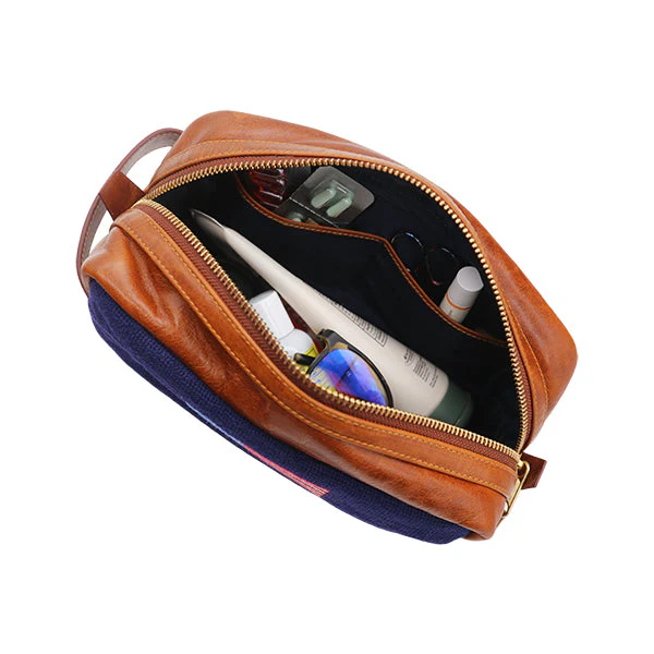 Monogrammed Clemson Toiletry Bag (Purple) - Image 2