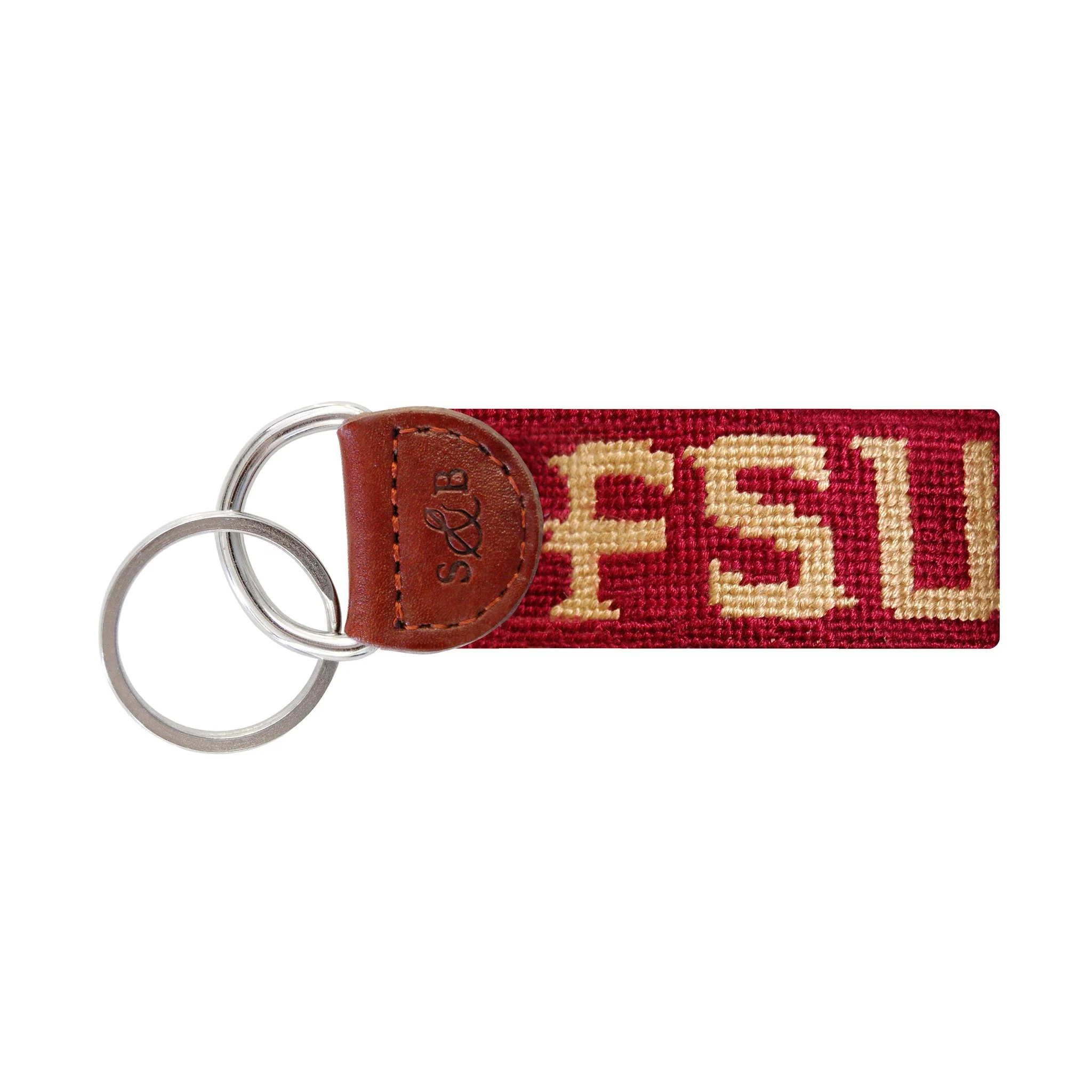Monogrammed Florida State Key Fob