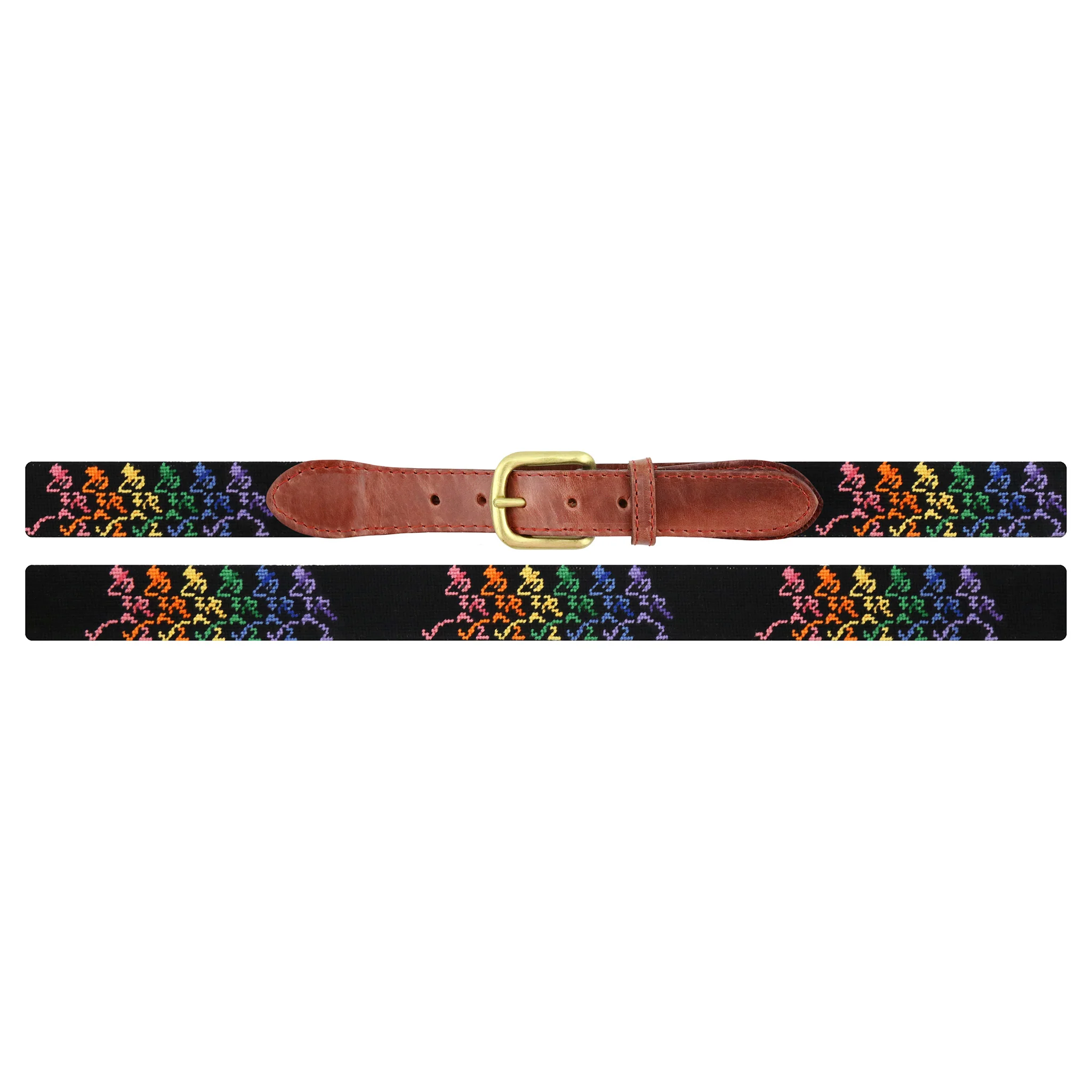 Grateful Dead Dancing Skeletons Belt (Black) - Image 2