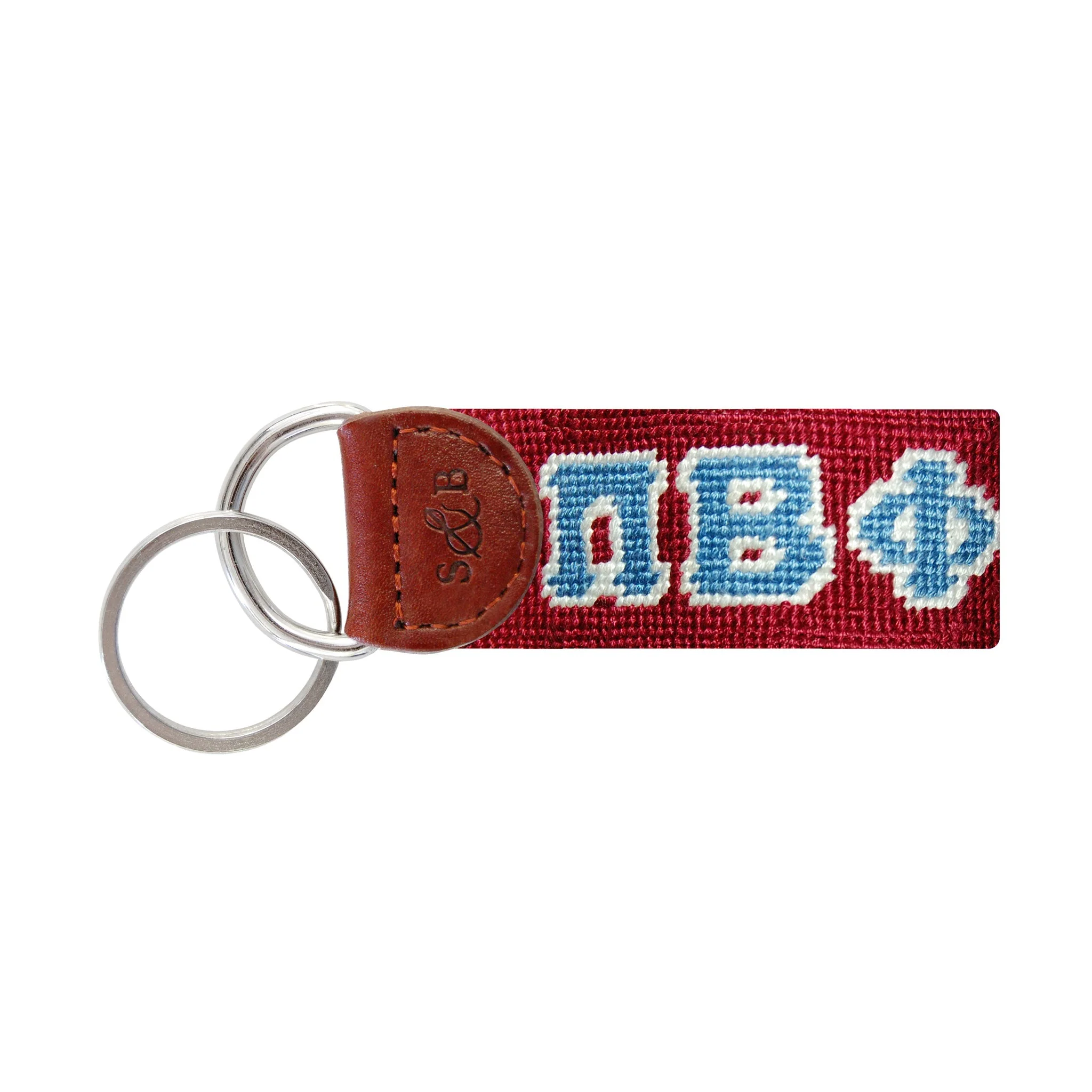 Monogrammed Pi Beta Phi Key Fob