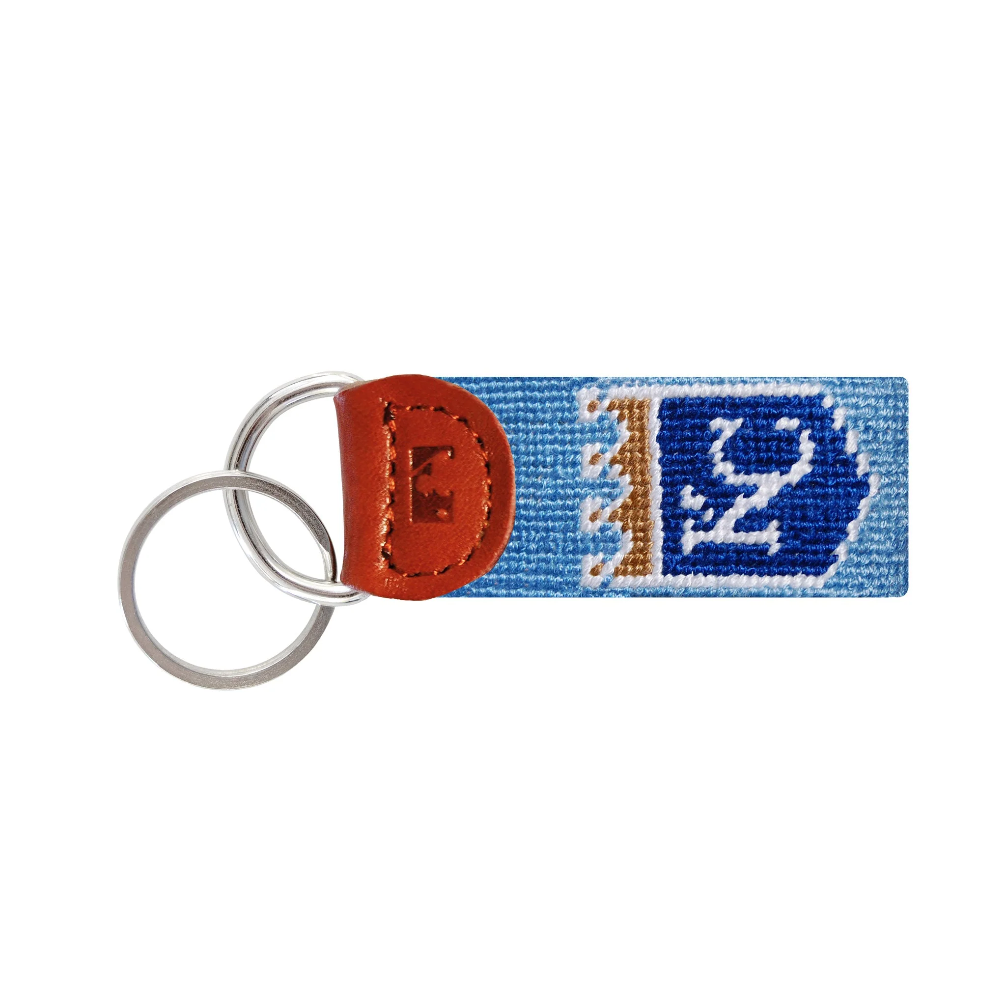 Monogrammed Kansas City Royals Key Fob
