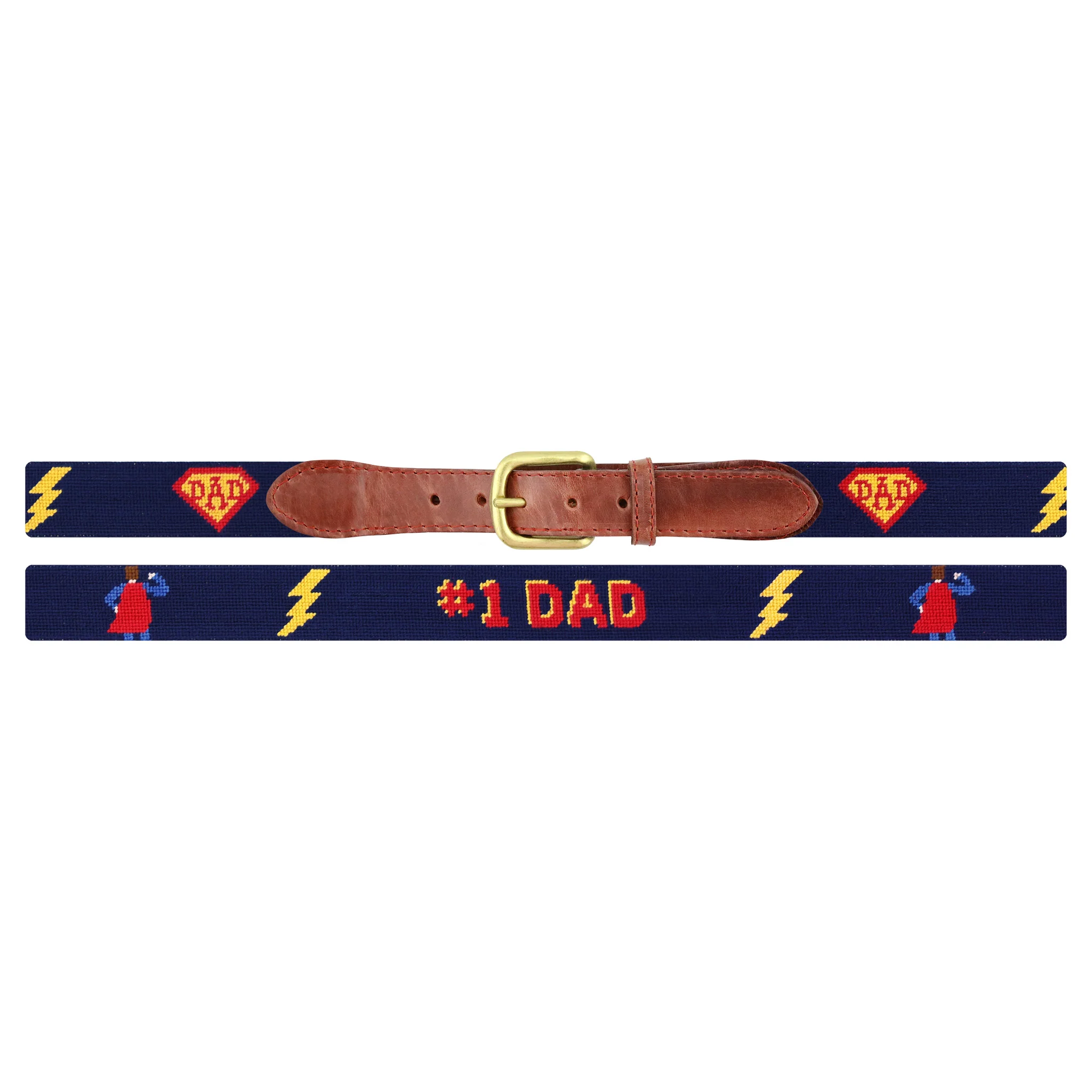 Number One Dad Hero Belt (Dark Navy) - Image 2