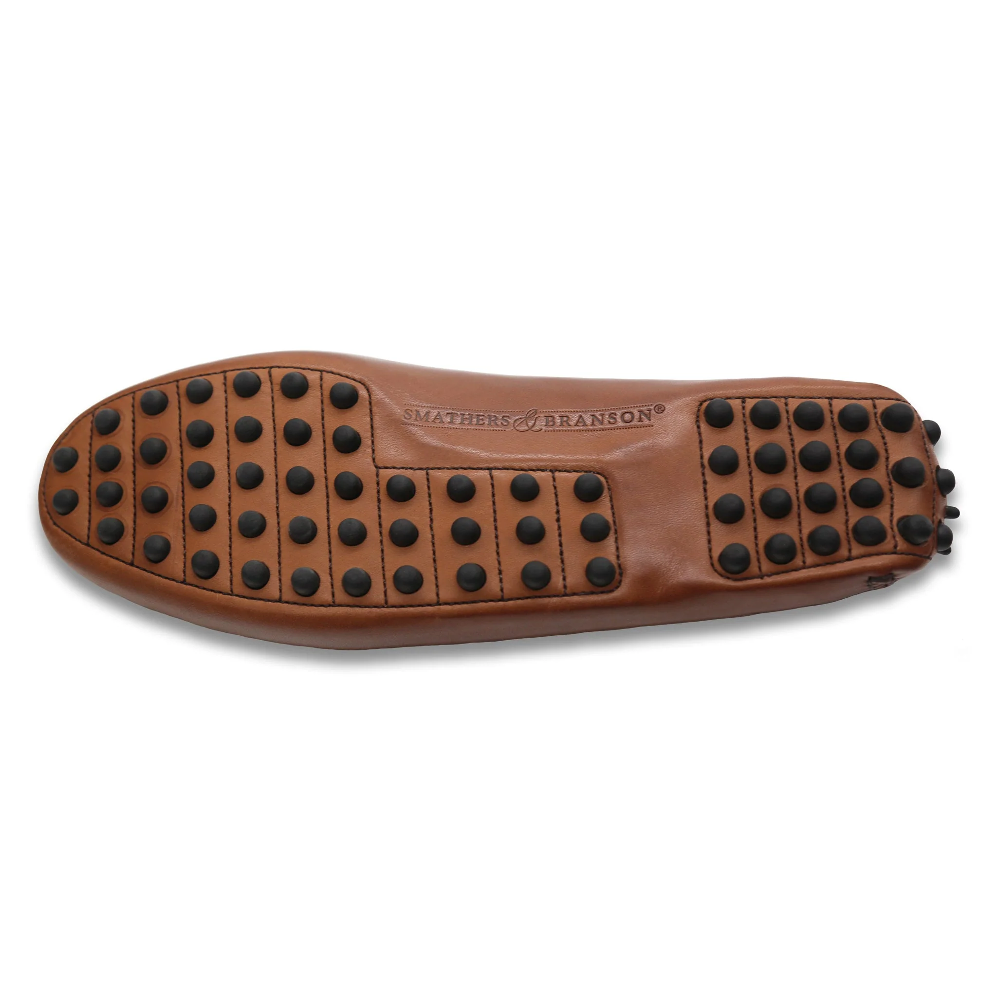 UNC Surcingle Driving Shoes (Dark Navy-Light Blue) (Chestnut Leather-Logo) - Image 5