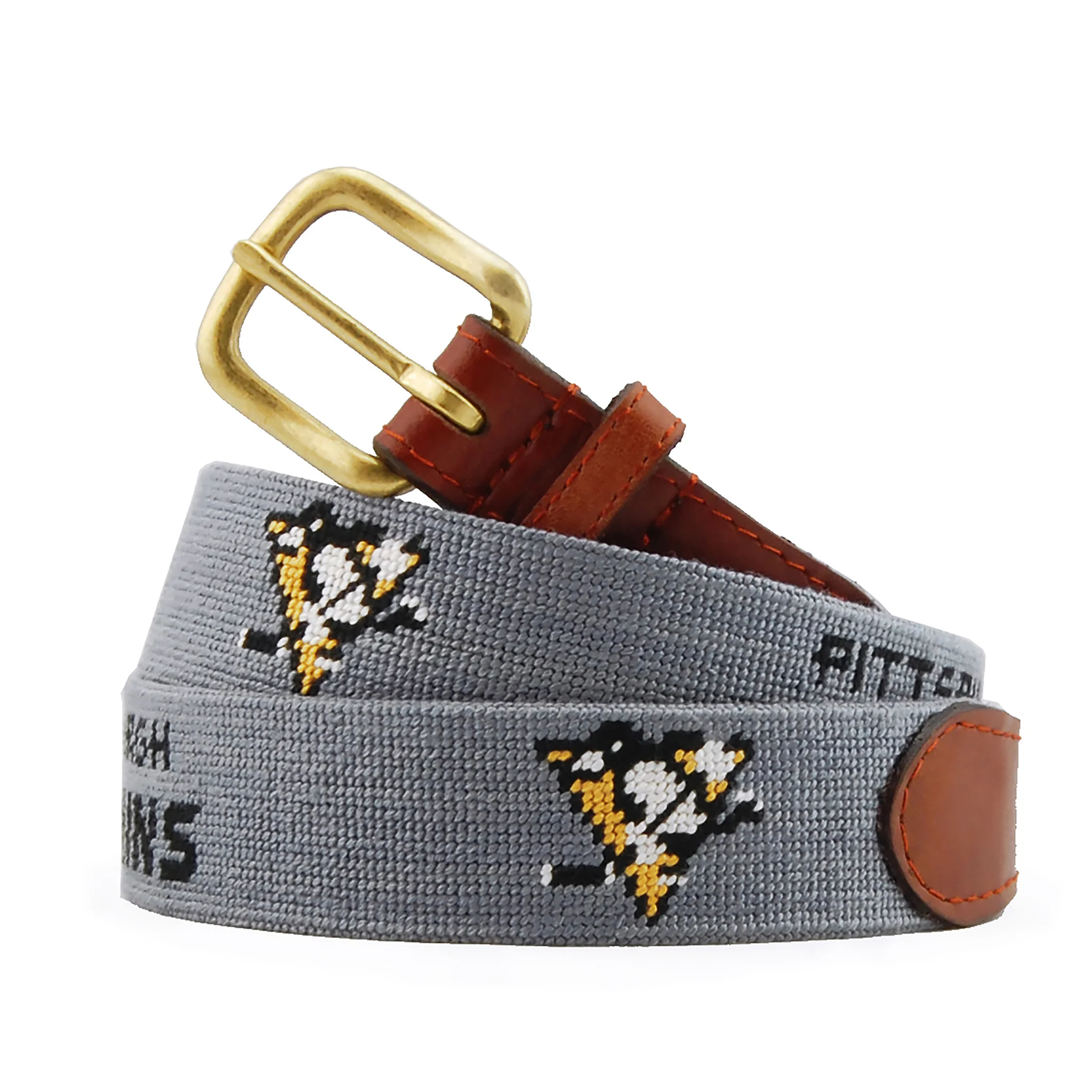 Pittsburgh Penguins Belt (Grey)