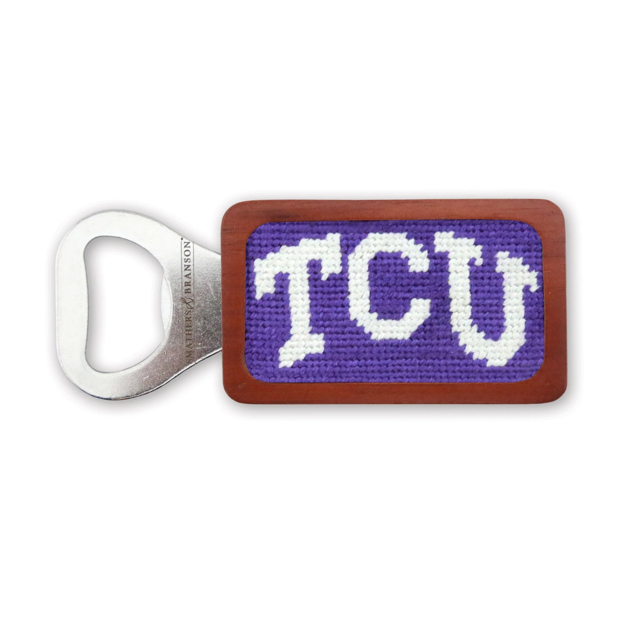 TCU Bottle Opener (Purple)