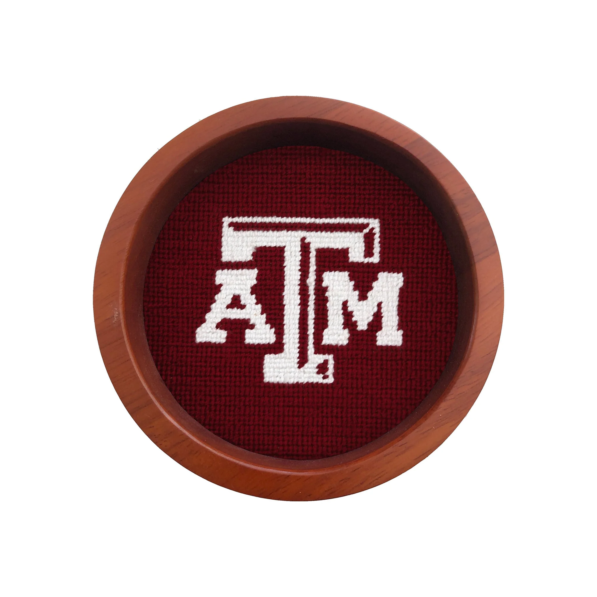 Texas A&M Wine Bottle Coaster (Maroon)