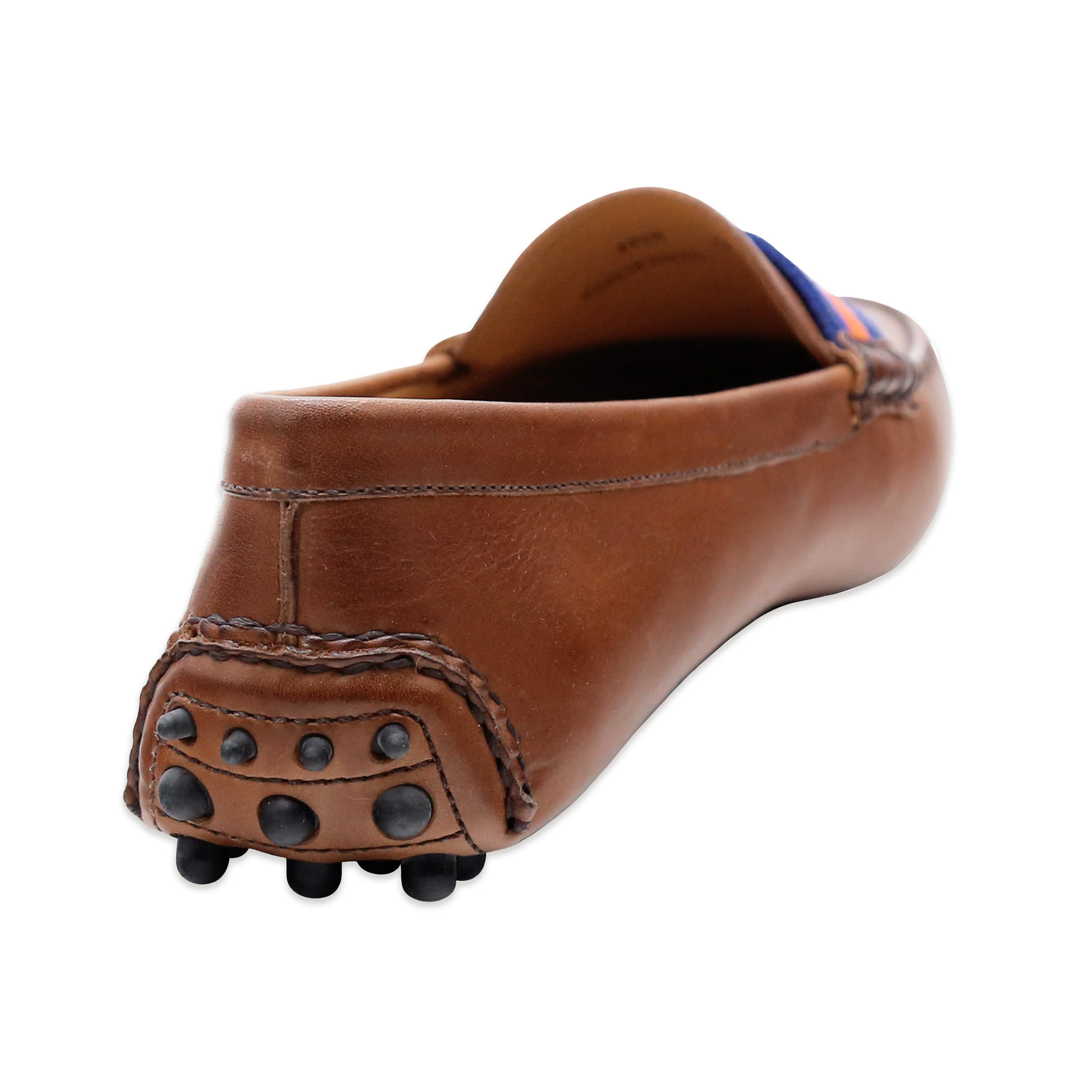 Georgia Surcingle Driving Shoes (Red-Black) (Chestnut Leather-Logo) - Image 4
