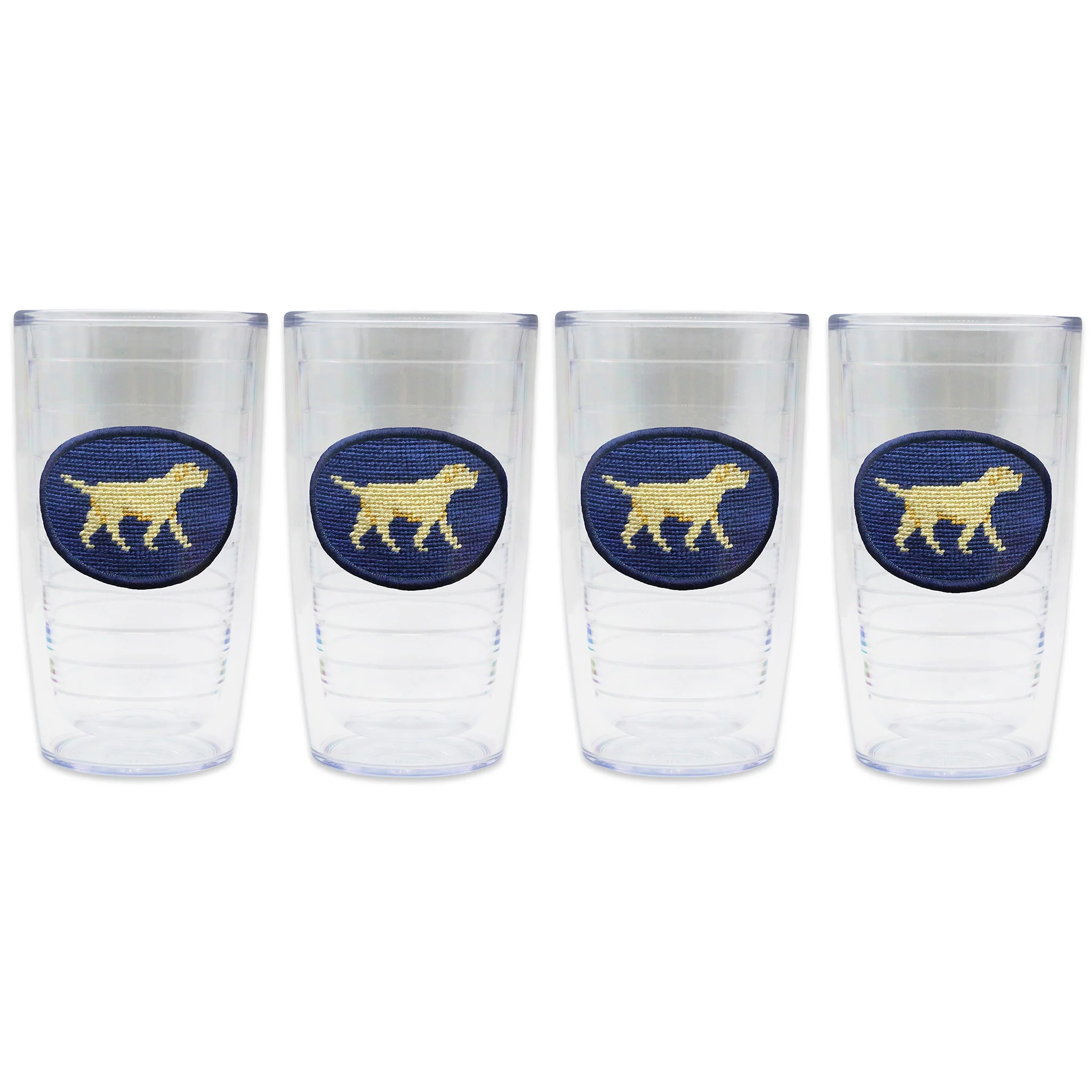 Yellow Lab Walking Tumbler Set